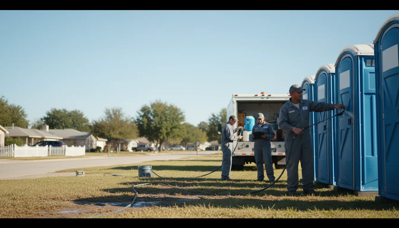 Long-Term Portable Toilet Rental in Sandborn, IN near me